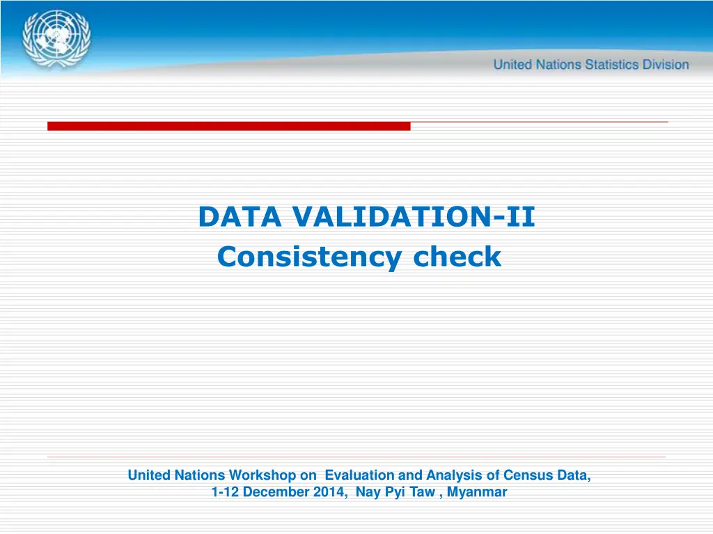data validation ii consistency check