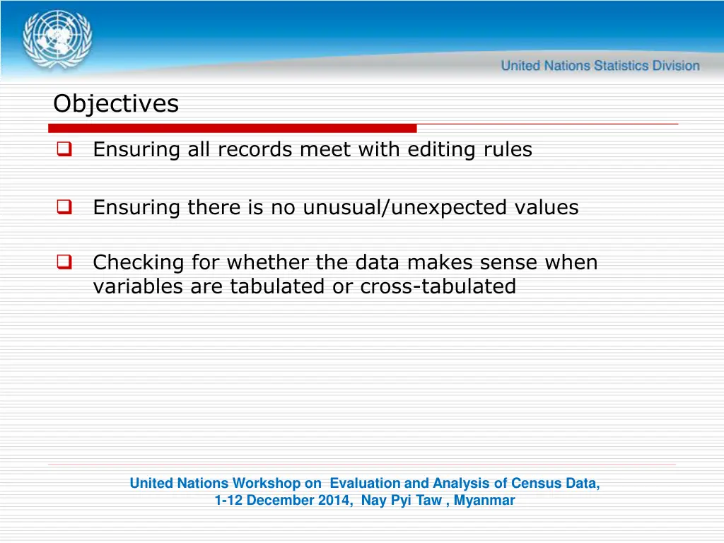 objectives