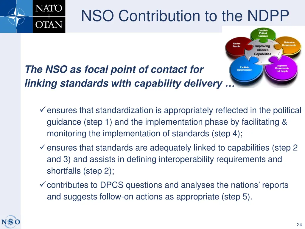 nso contribution to the ndpp
