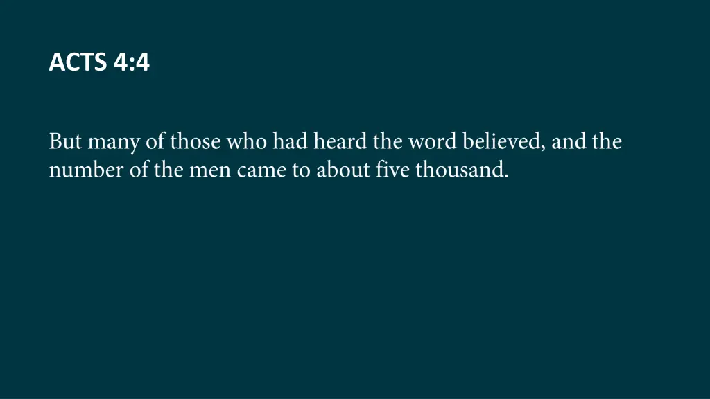 acts 4 4