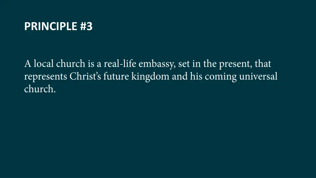 principle 3