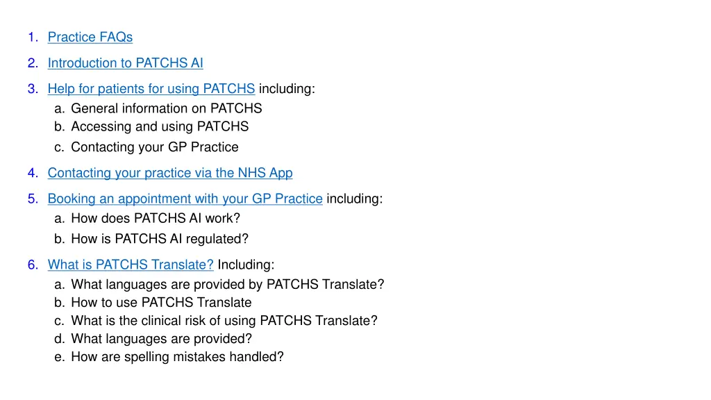 1 practice faqs