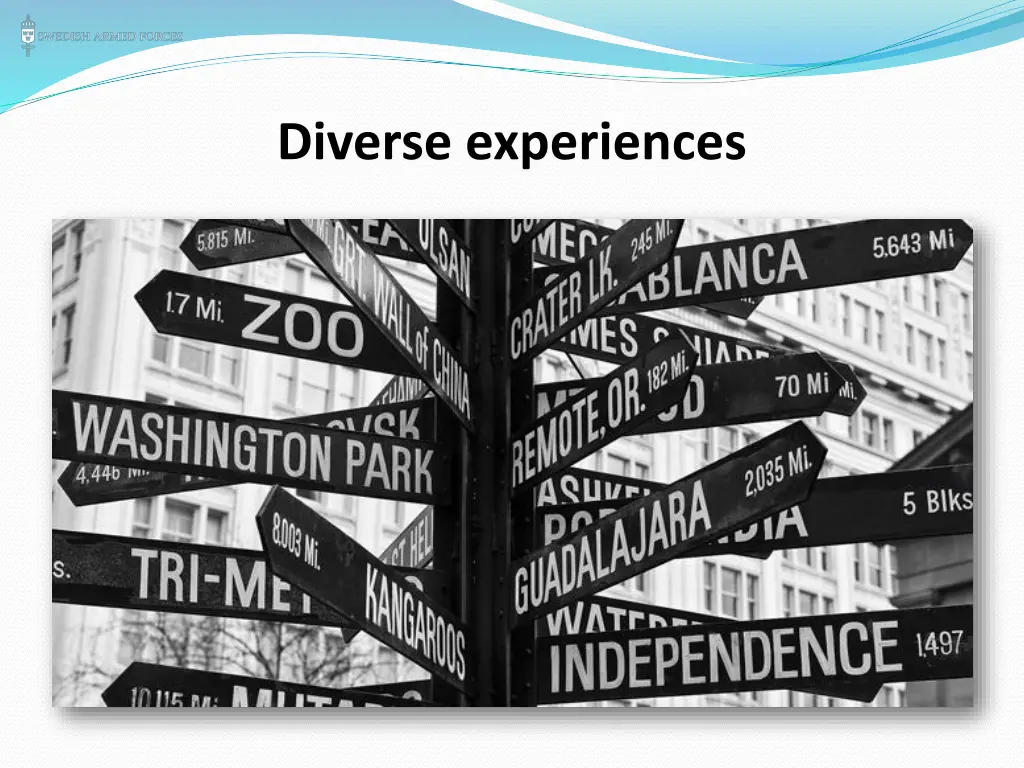 diverse experiences