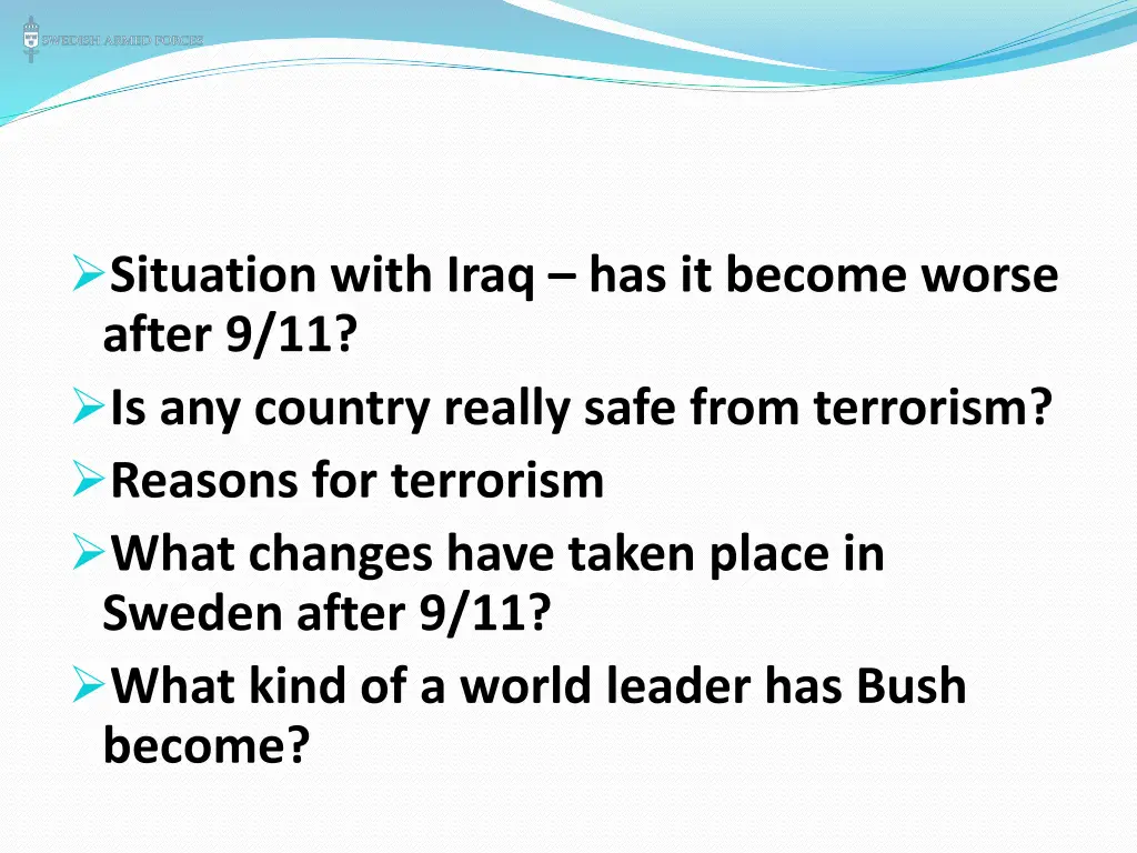 situation with iraq has it become worse after