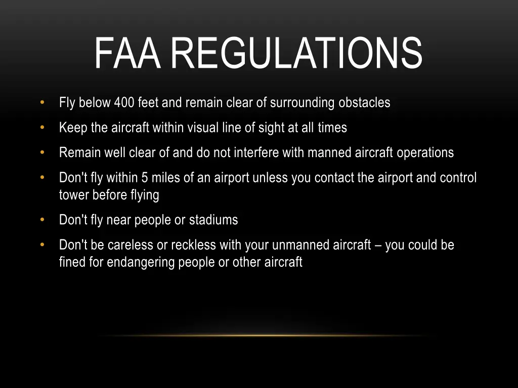 faa regulations