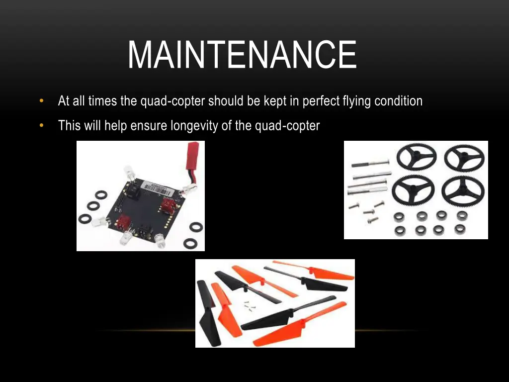 maintenance
