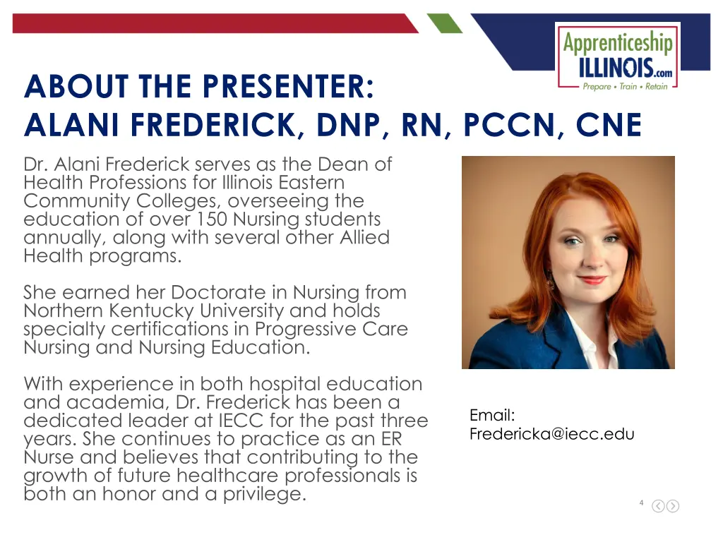 about the presenter alani frederick dnp rn pccn
