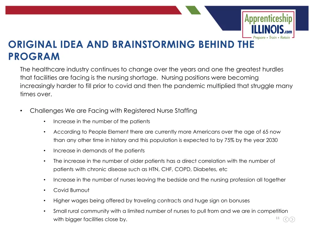 original idea and brainstorming behind the program