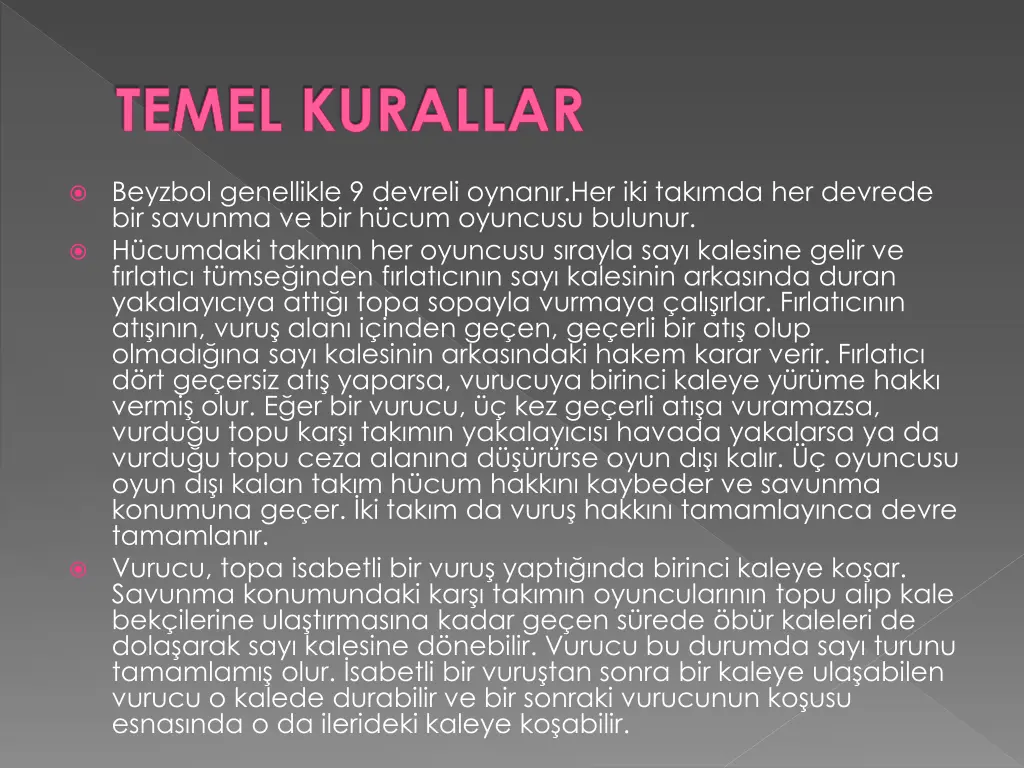 temel kurallar