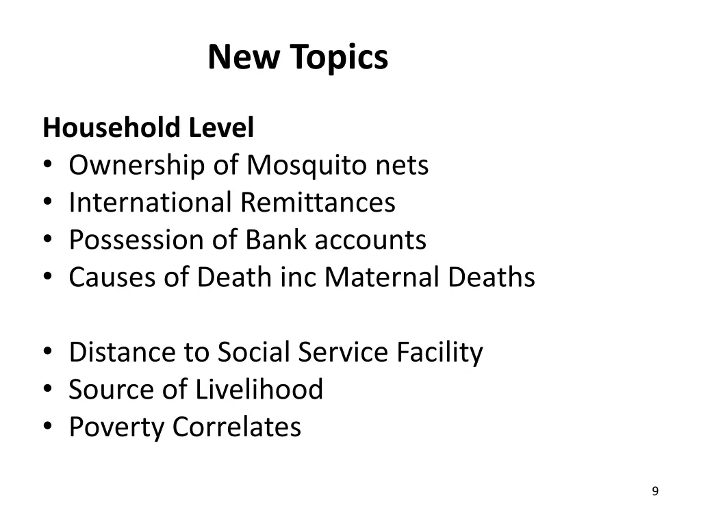 new topics 1