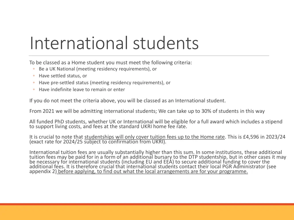 international students