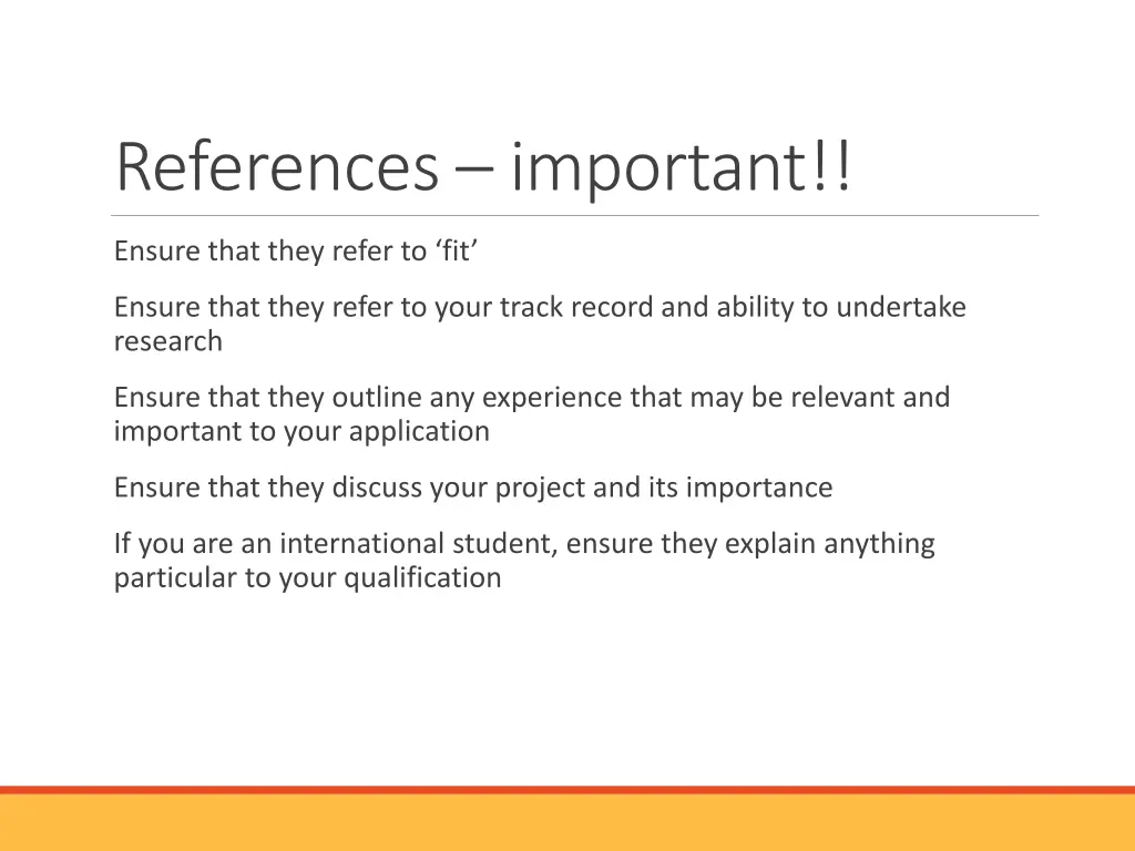 references important