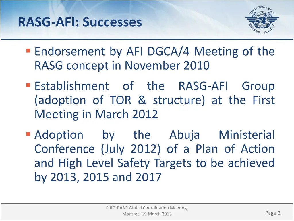 rasg afi successes