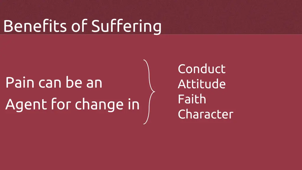 benefits of suffering 4