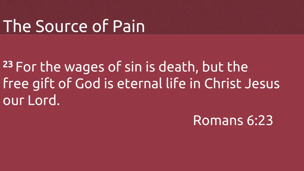 the source of pain 2
