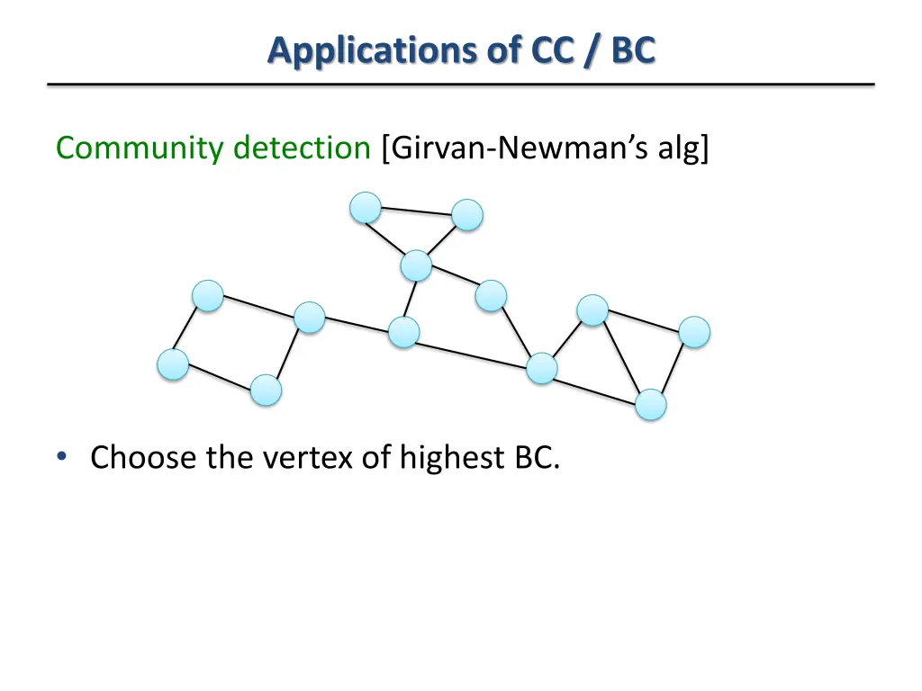applications of cc bc