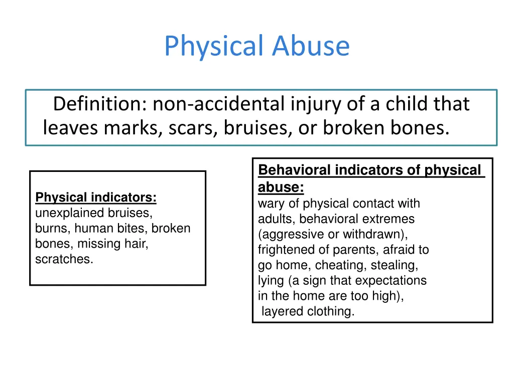 physical abuse 1