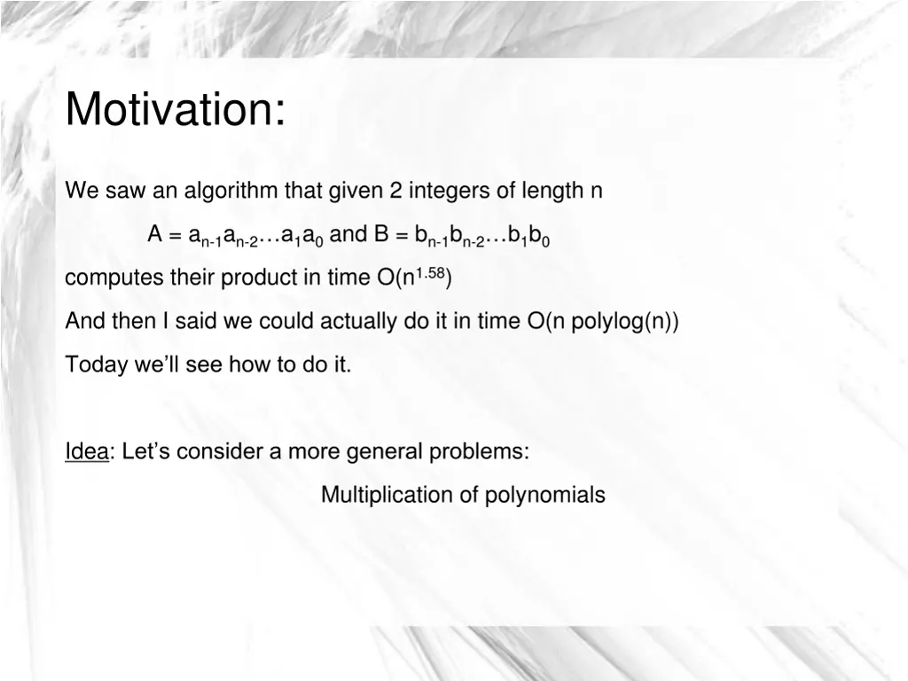 motivation