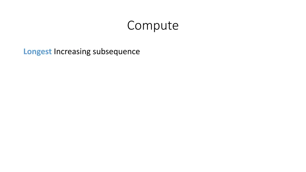 compute