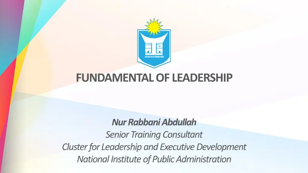 fundamental of leadership