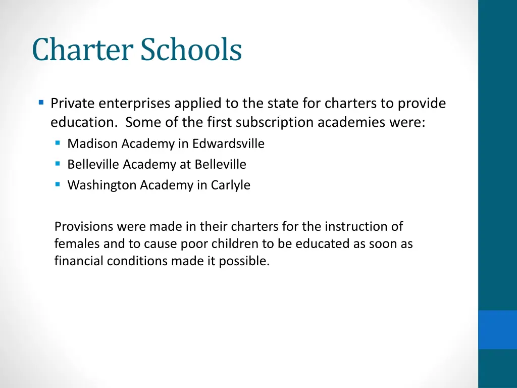 charter schools