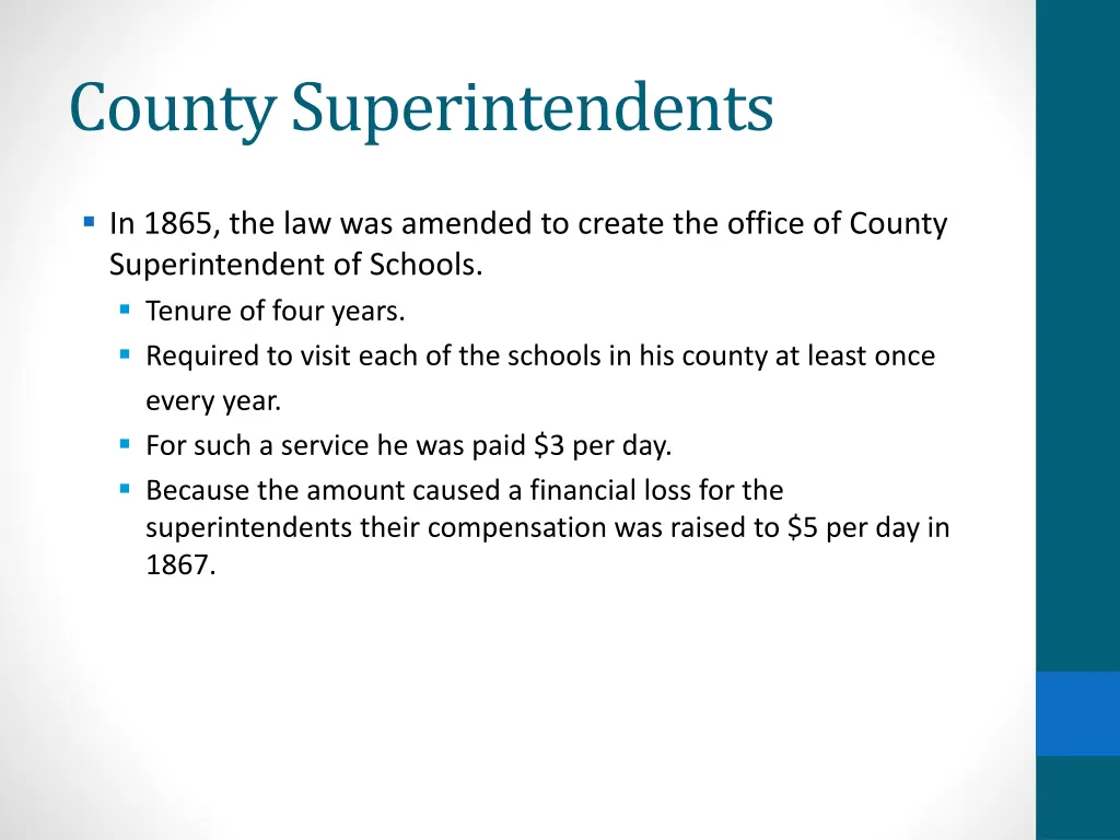 county superintendents