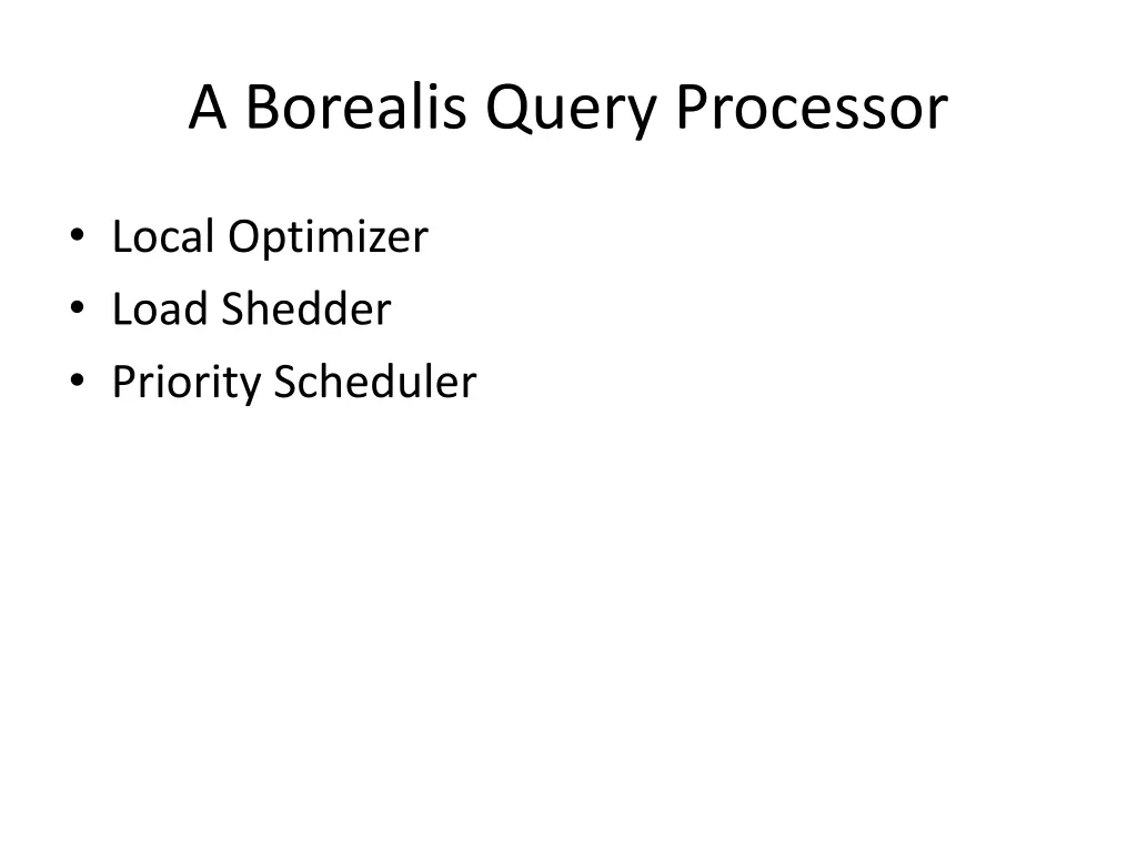 a borealis query processor 2