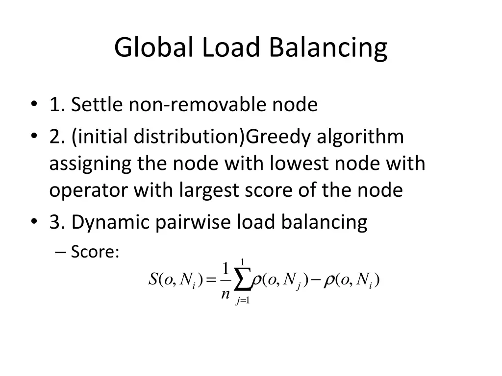 global load balancing