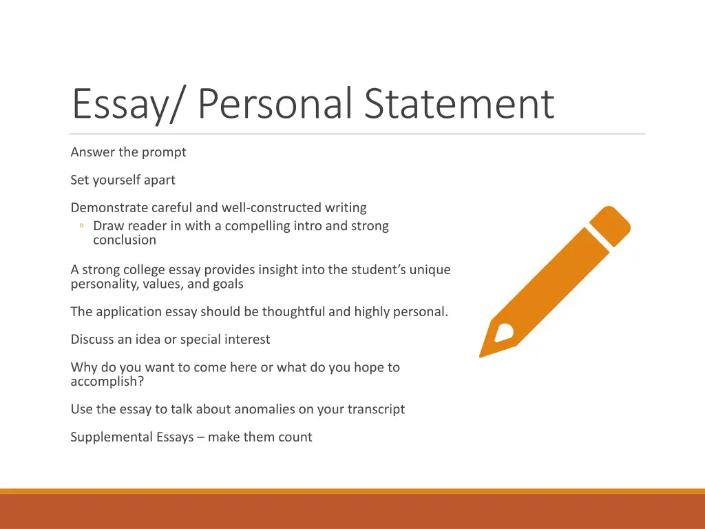 essay personal statement
