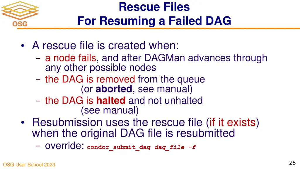 rescue files