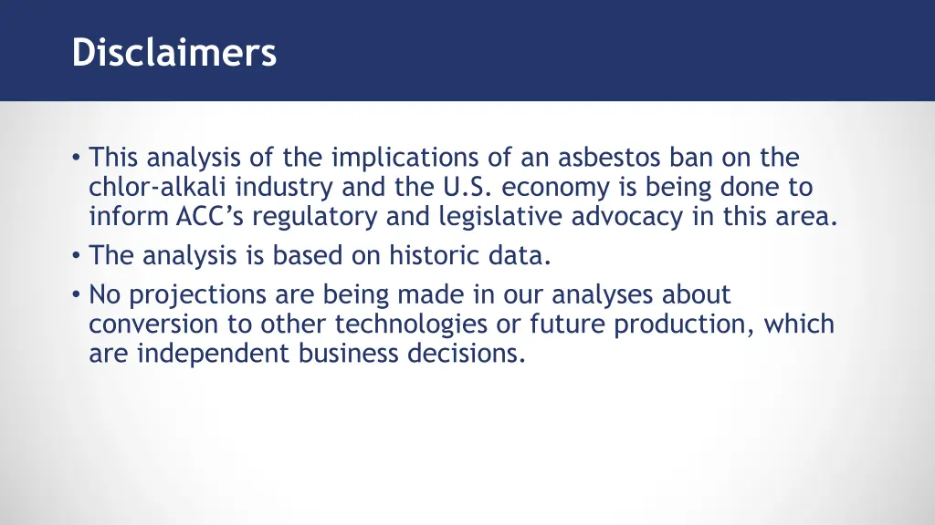 disclaimers