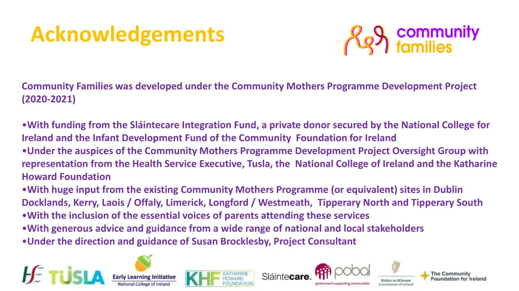 acknowledgements