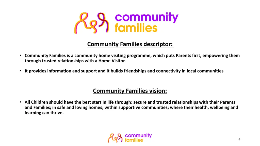 community families descriptor