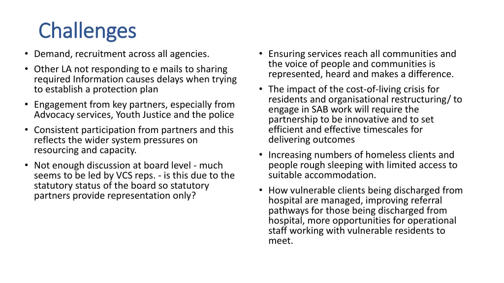 challenges challenges demand recruitment across