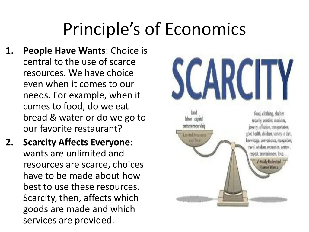 principle s of economics