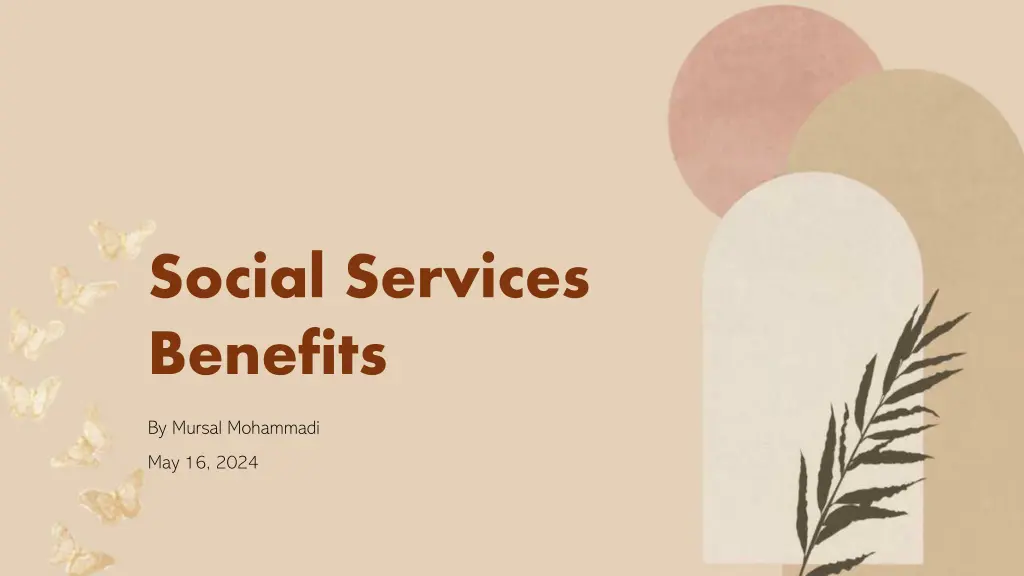 social services benefits