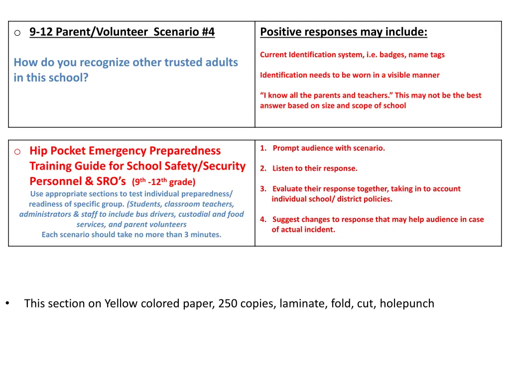 o 9 12 parent volunteer scenario 4
