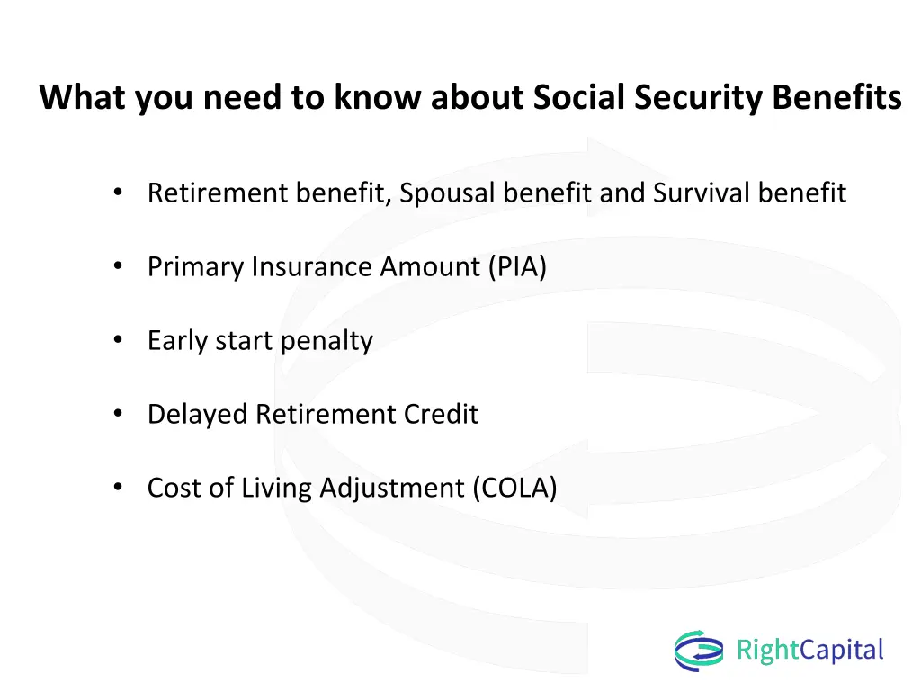 what you need to know about social security