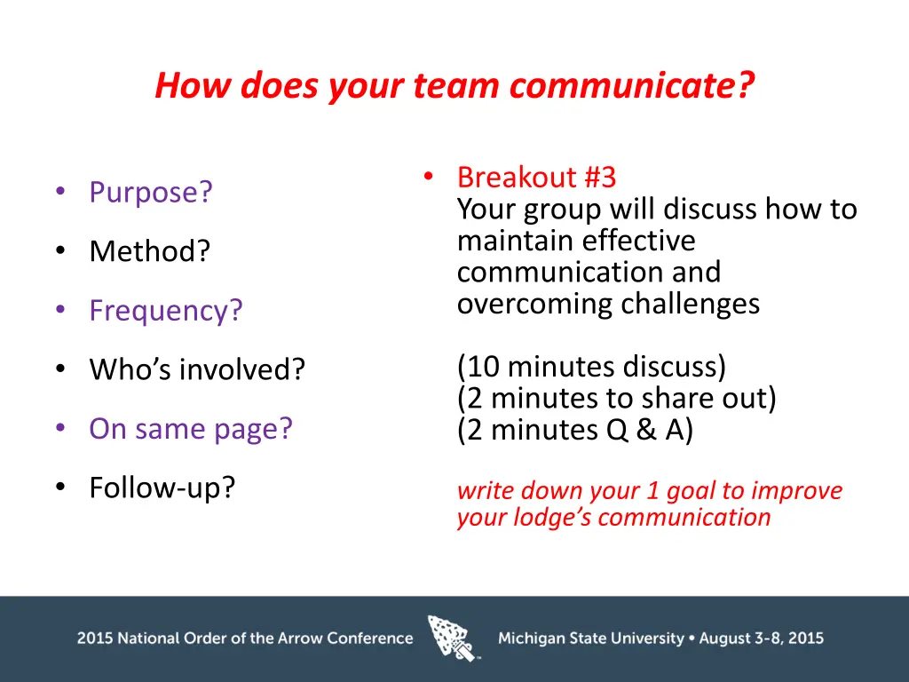 how does your team communicate