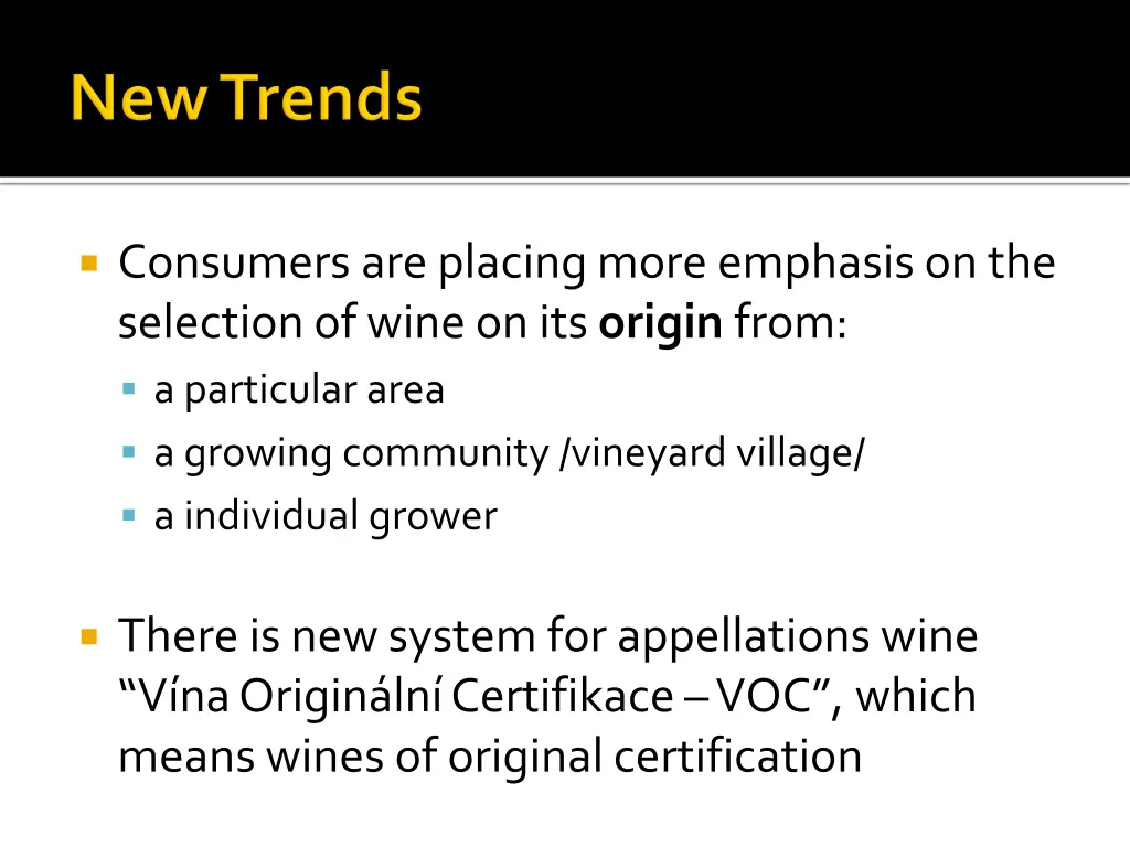 consumers are placing more emphasis