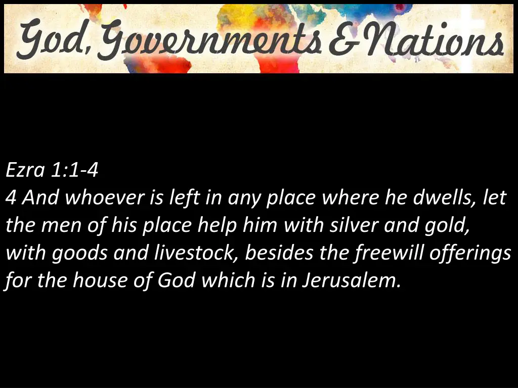 ezra 1 1 4 4 and whoever is left in any place