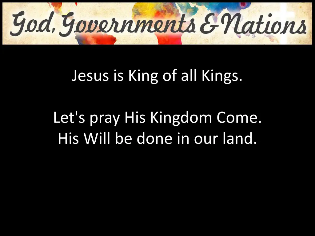 jesus is king of all kings