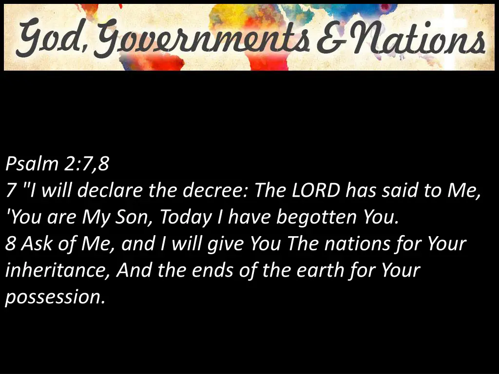 psalm 2 7 8 7 i will declare the decree the lord