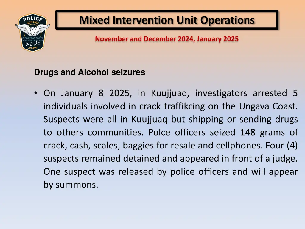 mixed intervention unit operations