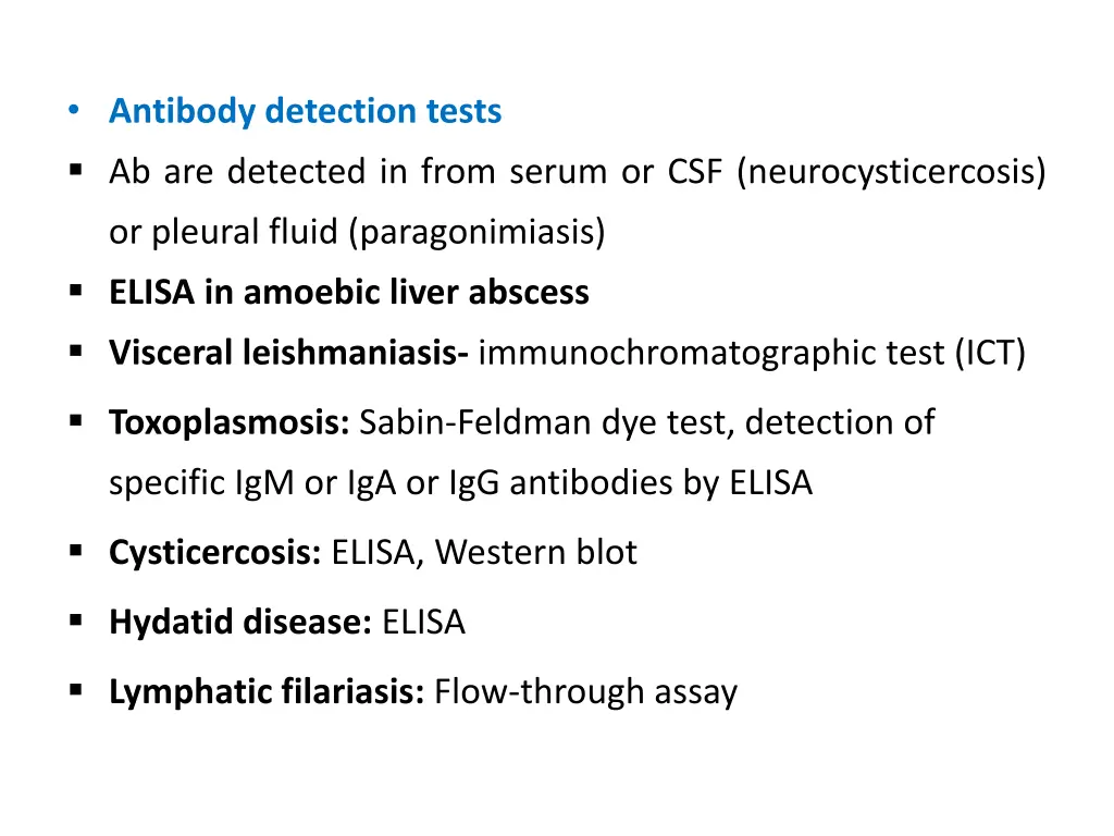 antibody detection tests ab are detected in from