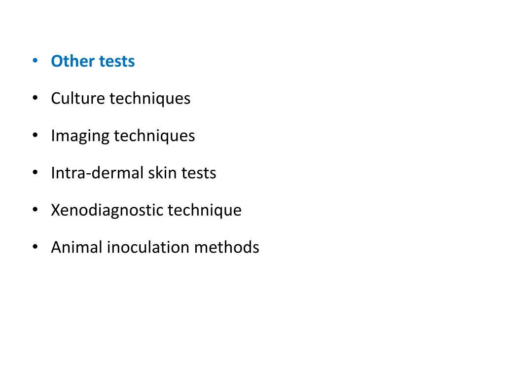 other tests