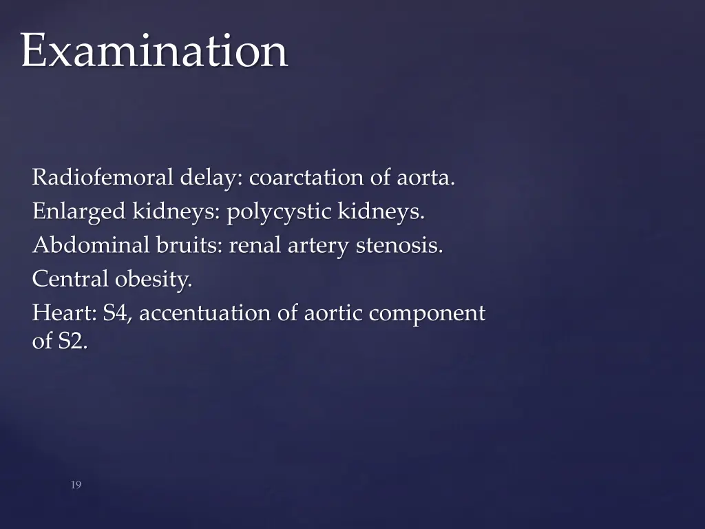 examination