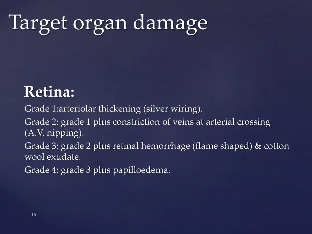 target organ damage 2