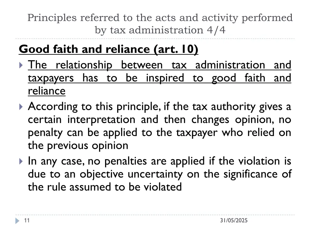 principles referred to the acts and activity 3