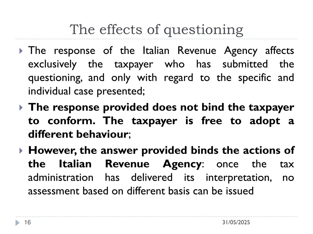 the effects of questioning